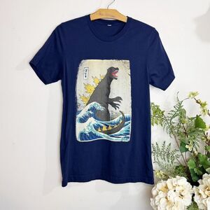 GODZILLA navy blue t shirt | small men’s | medium women’s
